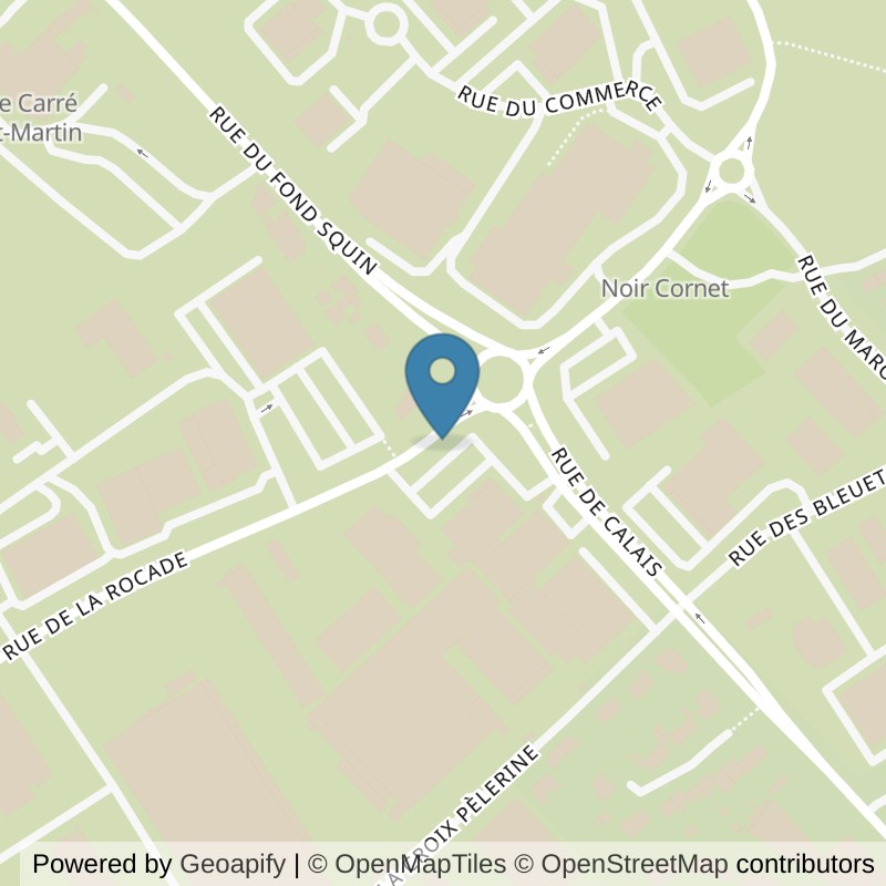Map: location of Basic-Fit Saint-Martin Rue de la Rocade 3 in Saint-Martin