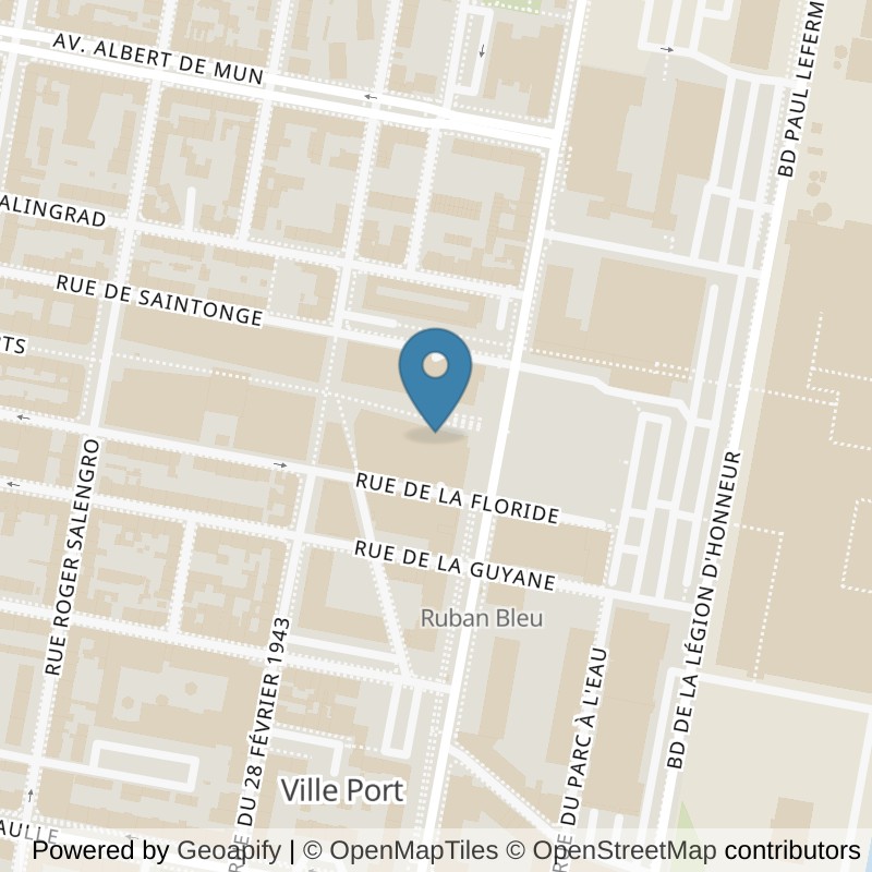 Map: location of Basic-Fit Saint-Nazaire Rue François Marceau in Saint-Nazaire