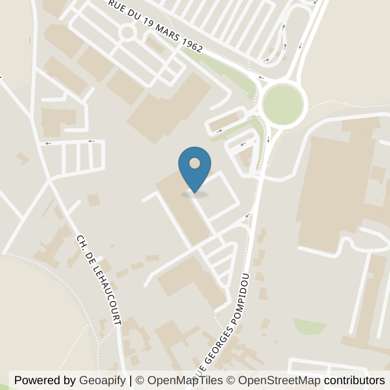 Map: location of Basic-Fit Saint-Quentin Rue Georges Pompidou in Saint-Quentin