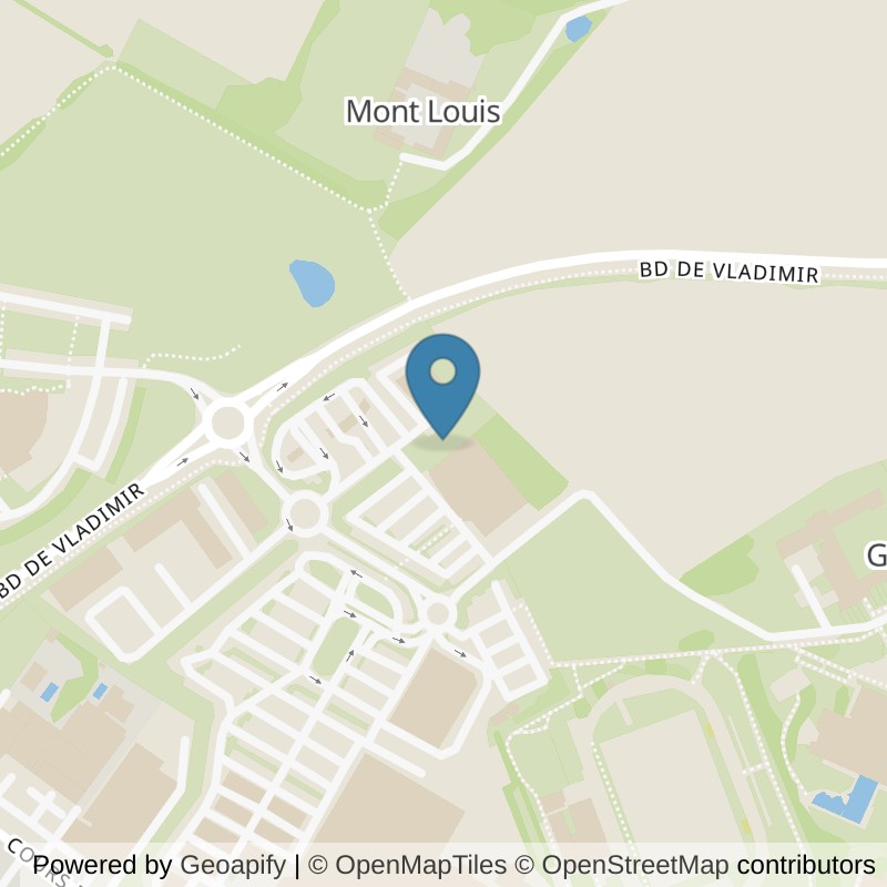 Map: location of Basic-Fit Saintes Boulevard de Vladimir 24/7 in Saintes