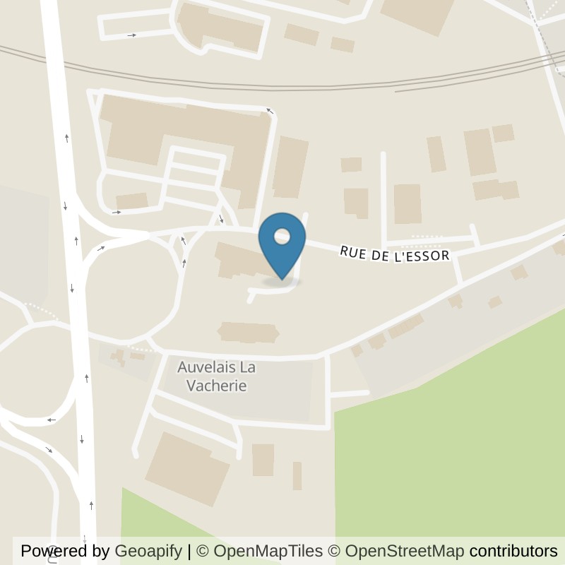Map: location of Basic-Fit Sambreville Rue de l’Essor 24/7 in Sambreville