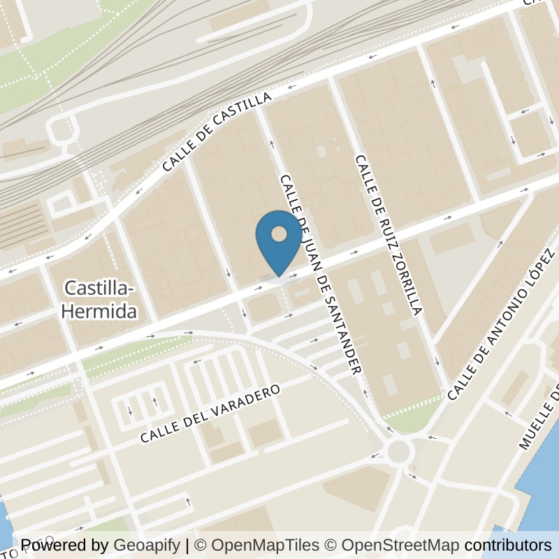 Map: location of Basic-Fit de la Hermida Santander in Santander