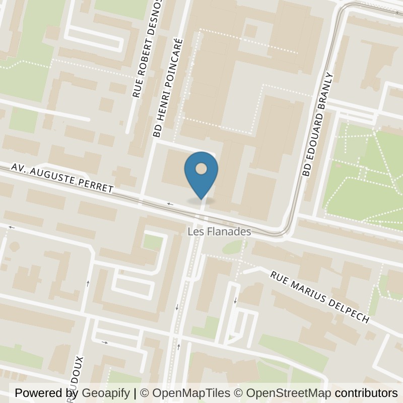 Map: location of Basic-Fit Sarcelles Avenue Auguste Perret 24/7 in Sarcelles