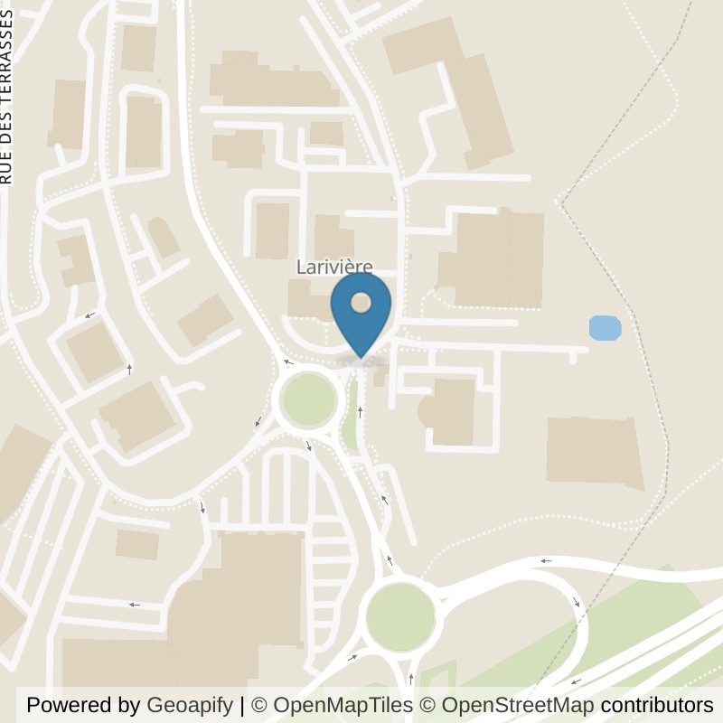 Map: location of Basic-Fit Sarrebourg Rue des Terrasses in Sarrebourg