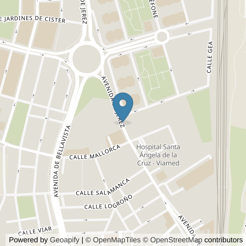 Map: location of Basic-Fit Avenida de Jerez 55 Sevilla in Sevilla