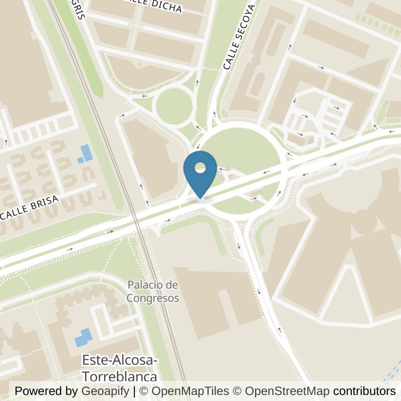 Map: location of Basic-Fit Palacio de Congresos Sevilla in Sevilla