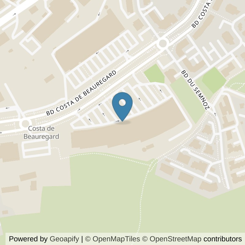 Map: location of Basic-Fit Seynod Boulevard Costa de Beauregard 24/7 in Seynod