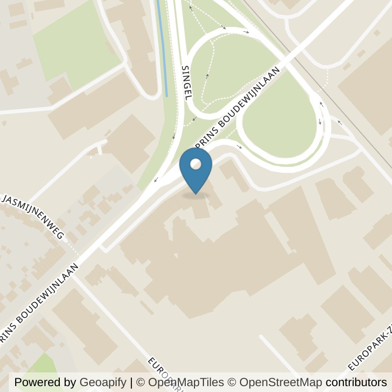 Map: location of Basic-Fit Sint-Niklaas Prins Boudewijnlaan 24/7 in Sint-Niklaas