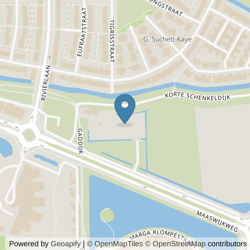 Map: location of Basic-Fit Spijkenisse Maaswijkweg 24/7 in Spijkenisse