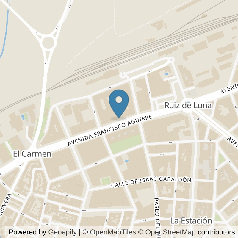 Map: location of Basic-Fit Avenida Francisco Aguirre 196 Talavera de la Reina in Talavera de la Reina