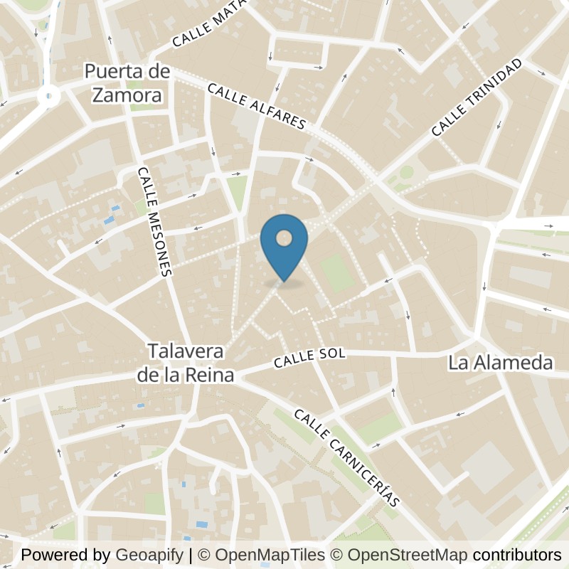 Map: location of Basic-Fit Calle San Francisco 26 Talavera de la Reina in Talavera de la Reina