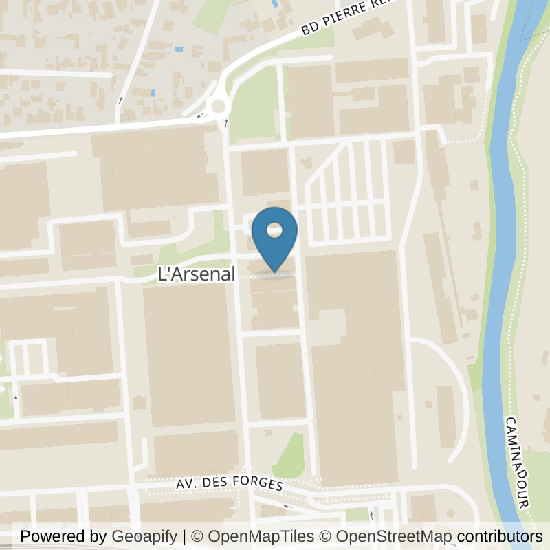 Map: location of Basic-Fit Tarbes Avenue des Tilleuls 24/7 in Tarbes