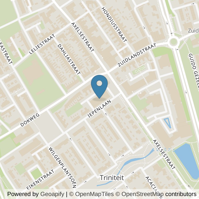 Map: location of Basic-Fit Terneuzen Axelsestraat 24/7 in Terneuzen