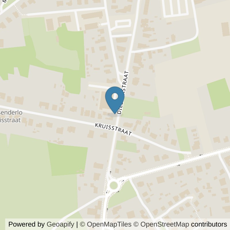 Map: location of Basic-Fit Tessenderlo Diesterstraat 24/7 in Tessenderlo