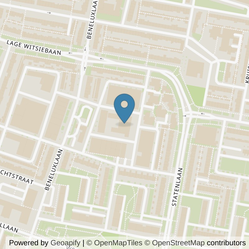 Map: location of Basic-Fit Tilburg Artemisstraat 24/7 in Tilburg