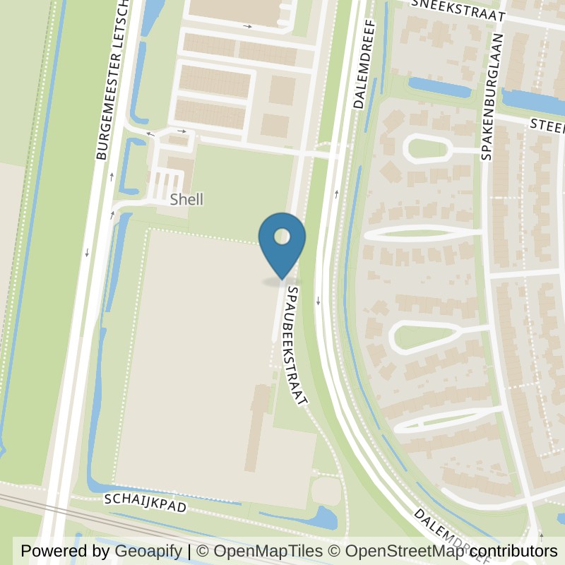 Map: location of Basic-Fit Tilburg Spaubeekstraat 24/7 in Tilburg