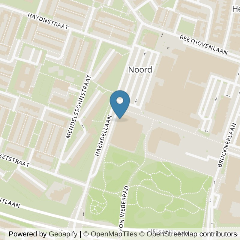 Map: location of Basic-Fit Tilburg Wagnerplein in Tilburg
