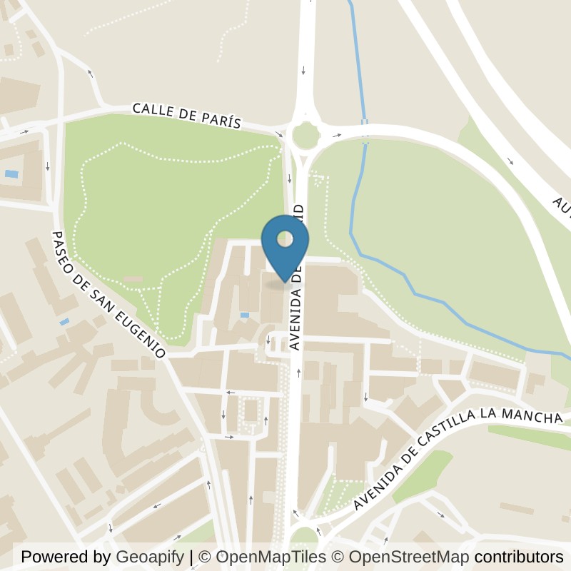 Map: location of Basic-Fit Avenida de Madrid, 43 Toledo in Toledo