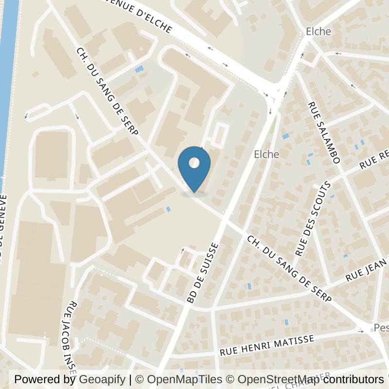 Map: location of Basic-Fit Toulouse Chemin du Sang de Serp in Toulouse