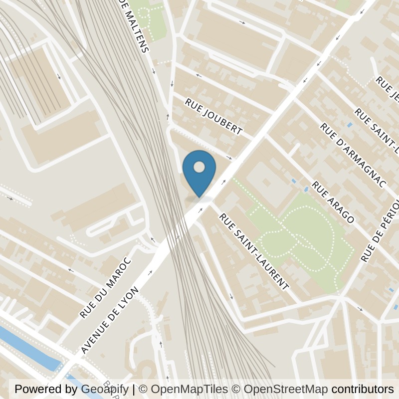 Map: location of Basic-Fit Toulouse Faubourg Bonnefoy in Toulouse