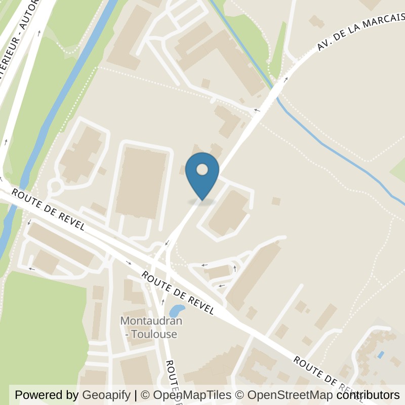 Map: location of Basic-Fit Toulouse Avenue de la Marcaissonne in Toulouse