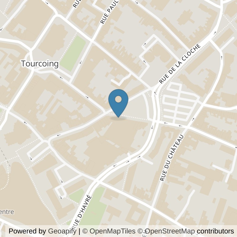 Map: location of Basic-Fit Tourcoing Place Miss Cavell 24/7 in Tourcoing