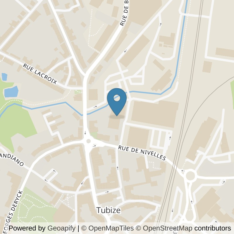 Map: location of Basic-Fit Tubize Rue de la Soie in Tubize