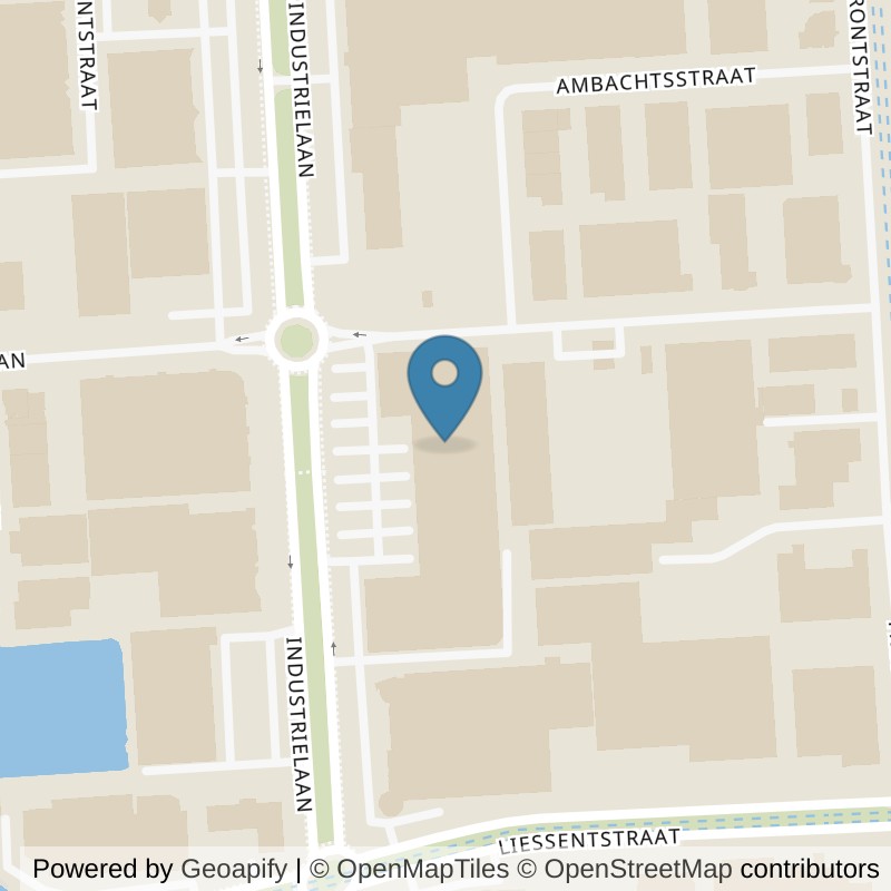 Map: location of Basic-Fit Uden Industrielaan 24/7 in Uden