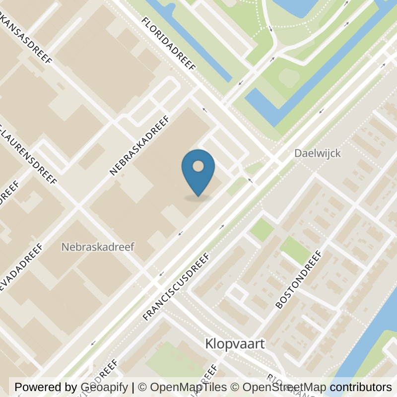 Map: location of Basic-Fit Utrecht Franciscusdreef 24/7 in Utrecht