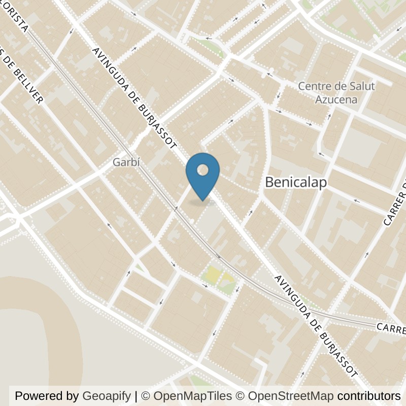 Map: location of Basic-Fit avda Burjassot Valencia in Valencia