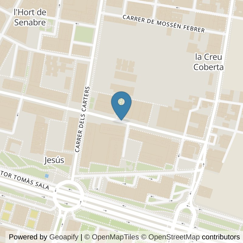 Map: location of Basic-Fit Avinguda Primer de Maig Valencia in Valencia