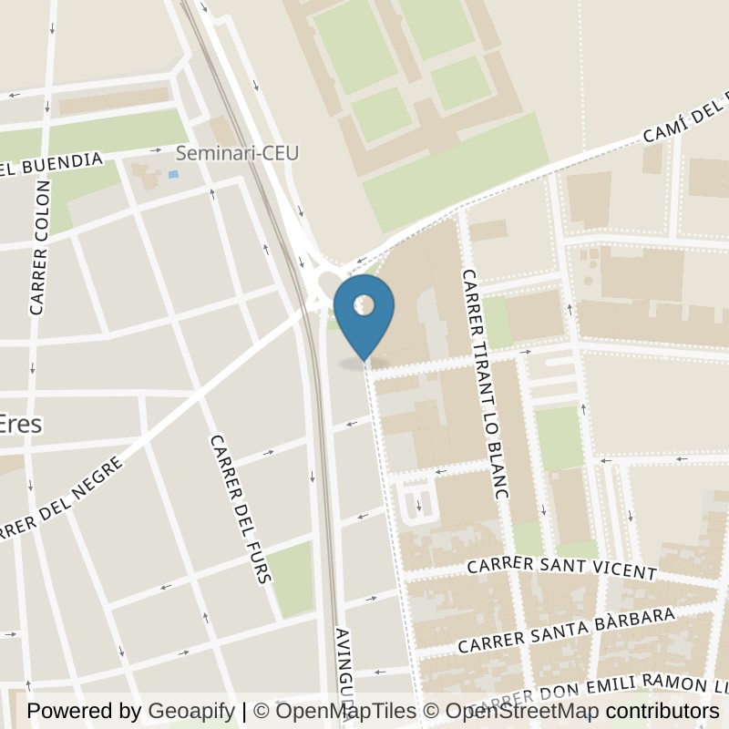 Map: location of Basic-Fit Avenida Seminari Moncada in Moncada