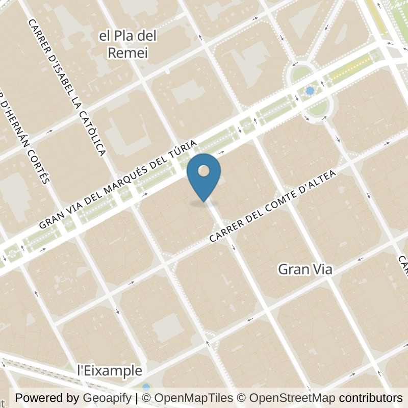 Map: location of Basic-Fit Joaquín Costa Valencia in Valencia