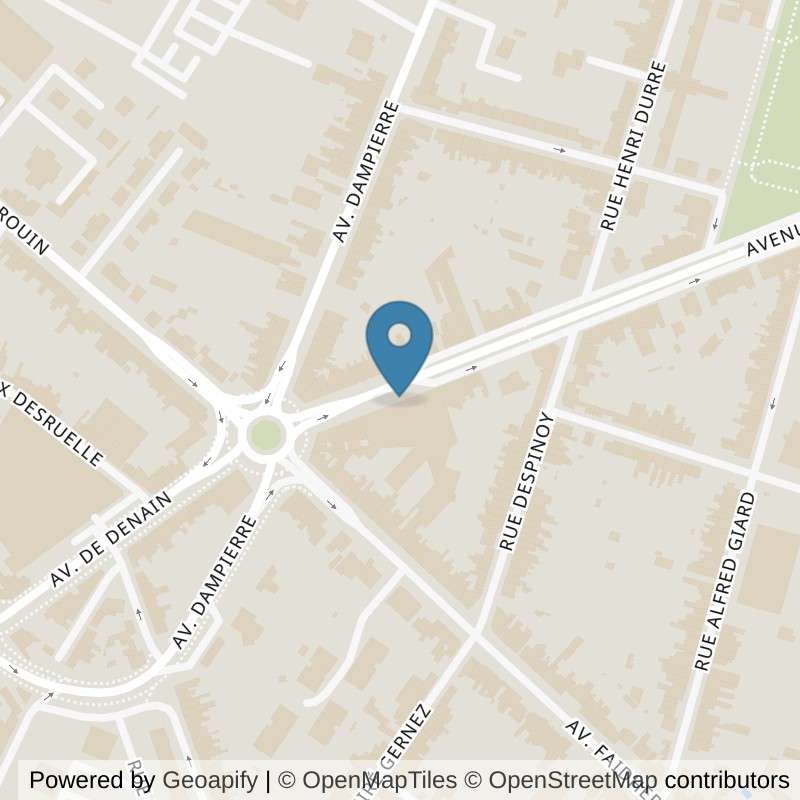 Map: location of Basic-Fit Valenciennes Avenue Villars 24/7 in Valenciennes