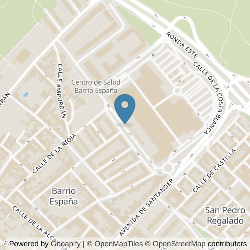 Map: location of Basic-Fit Centro Comercial Carrefour II Valladolid in Valladolid