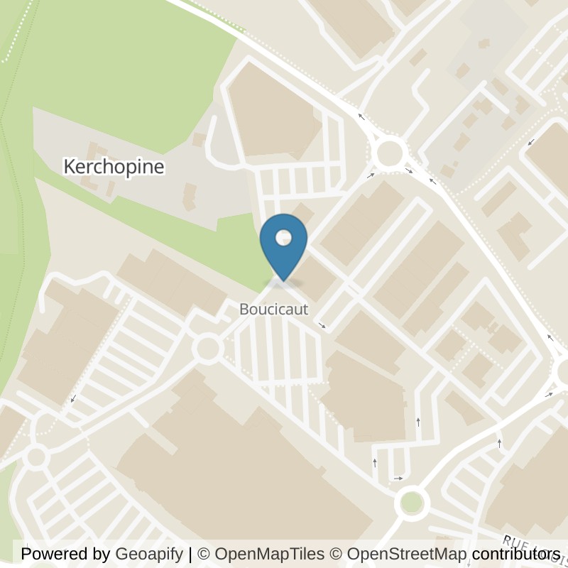 Map: location of Basic-Fit Vannes Rue Aristide Boucicaut 24/7 in Vannes