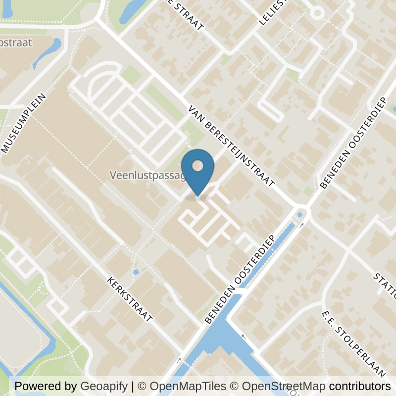 Map: location of Basic-Fit Veendam Veenlustpassage 24/7 in Veendam