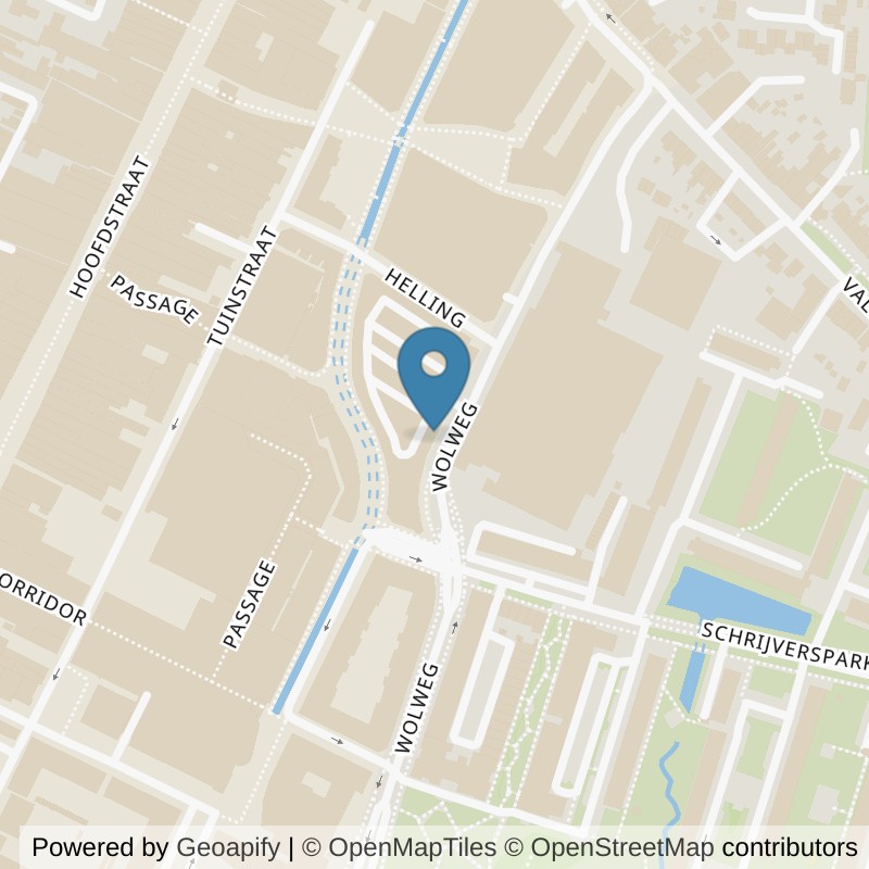 Map: location of Basic-Fit Veenendaal Wolweg 24/7 in Veenendaal