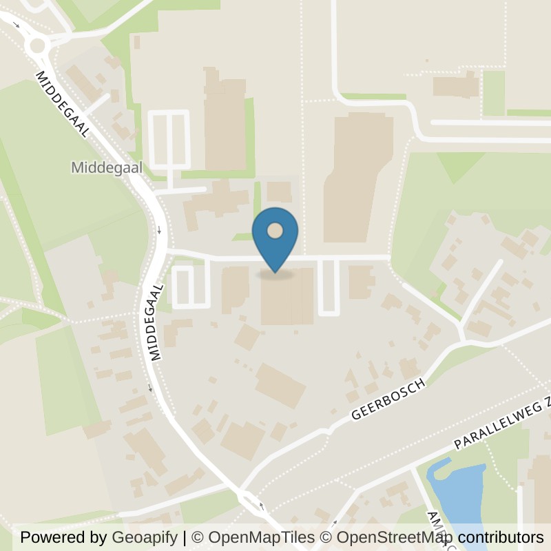 Map: location of Basic-Fit Veghel Prins Willem Alexander Sportpark 24/7 in Veghel