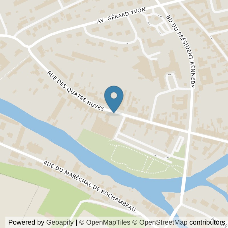 Map: location of Basic-Fit Vendome rue des 4 Huyes 60 in Vendome