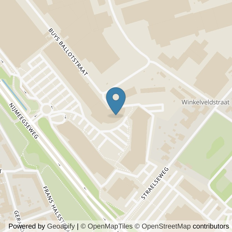 Map: location of Basic-Fit Venlo Nijmeegseweg 24/7 in Venlo