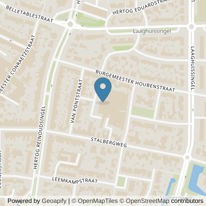 Map: location of Basic-Fit Venlo Van Pontstraat 24/7 in Venlo