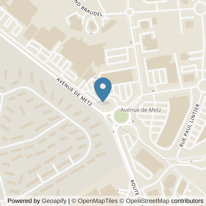 Map: location of Basic-Fit Verdun Rue Paul-Eugene Martin - Zac du Dragon in Verdun