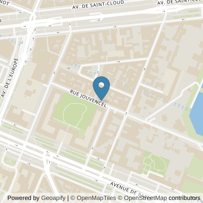 Map: location of Basic-Fit Versailles Rue Jouvencel in Versailles
