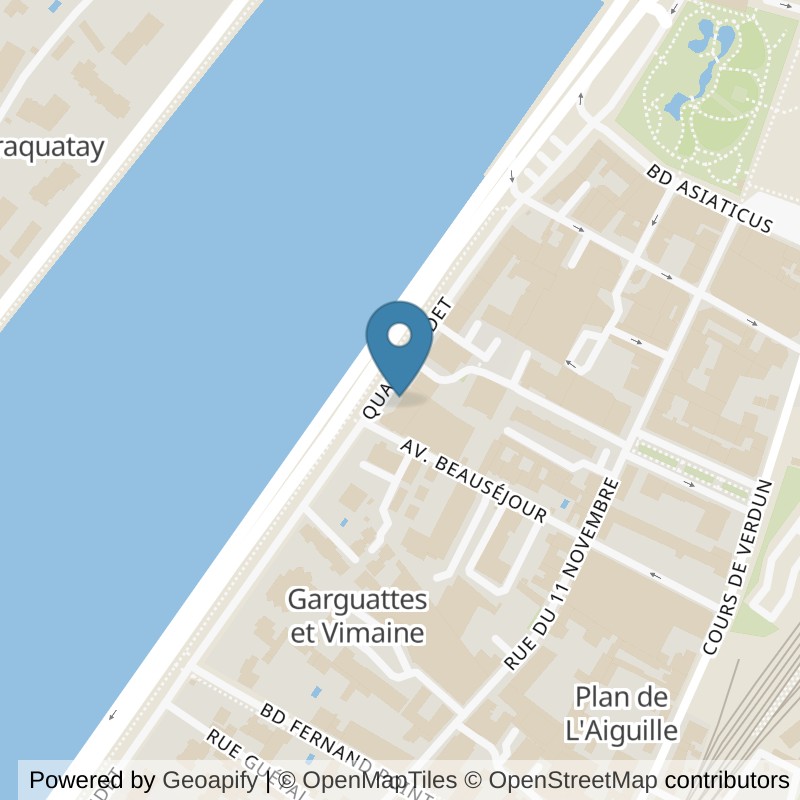 Map: location of Basic-Fit Vienne Quai Riondet in Vienne