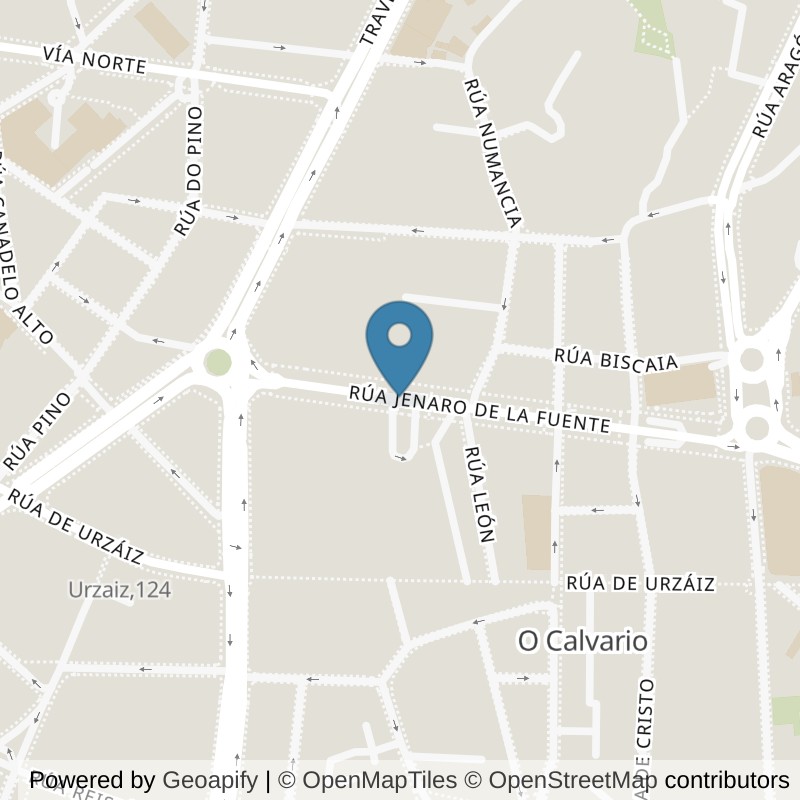 Map: location of Basic-Fit Jenaro de la Fuenta Vigo in Vigo