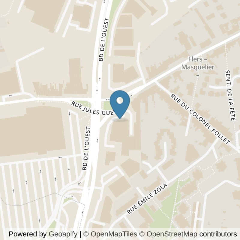 Map: location of Basic-Fit Villeneuve-d’Ascq Rue Jules Guesde 24/7 in Villeneuve D'Ascq