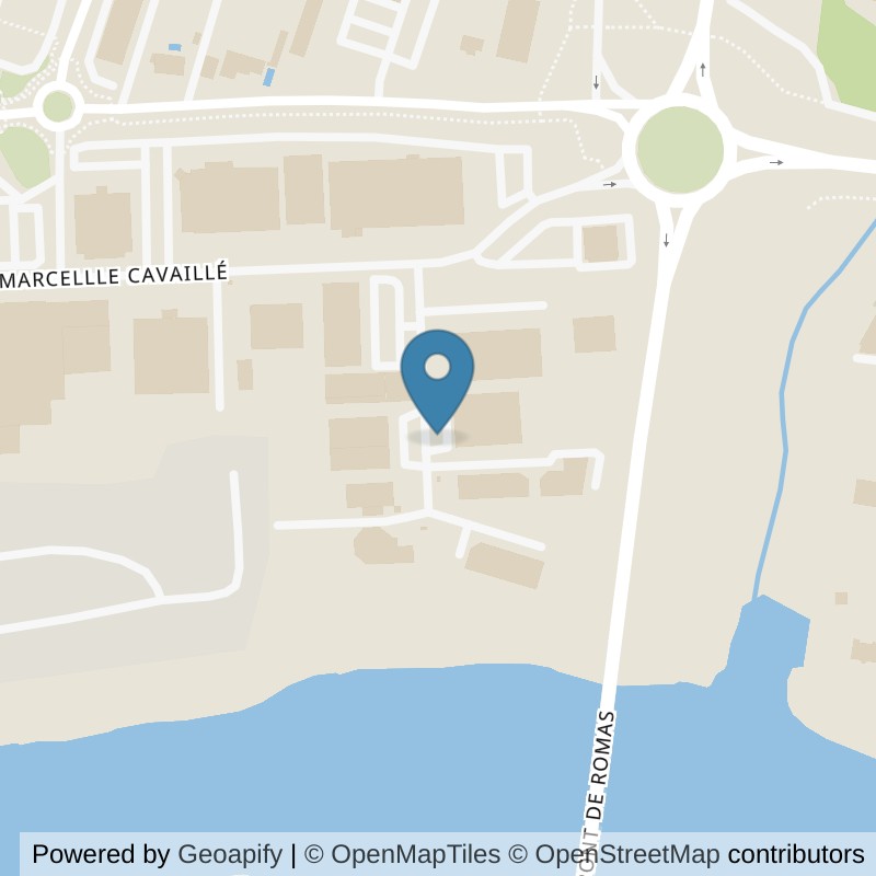 Map: location of Basic-Fit Villeneuve-sur-Lot Rue Marguerite et René Filhol - ZAC de Parasol 24/7 in Villeneuve-sur-Lot