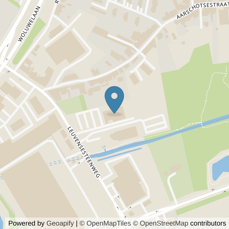 Map: location of Basic-Fit Vilvoorde Leuvensesteenweg 24/7 in Vilvoorde