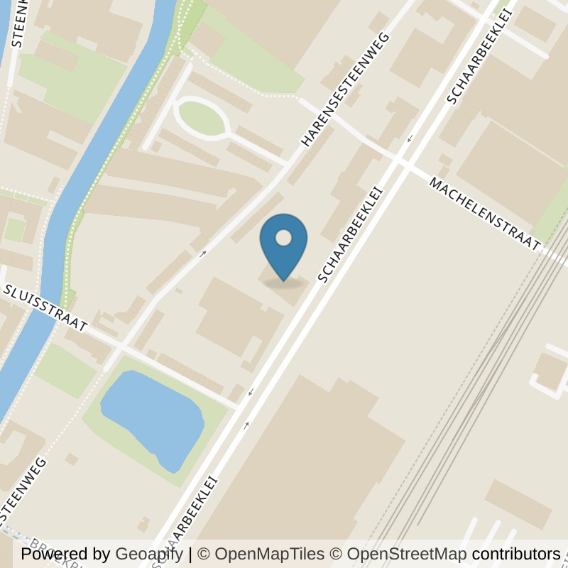Map: location of Basic-Fit Vilvoorde Schaarbeeklei 24/7 in Vilvoorde